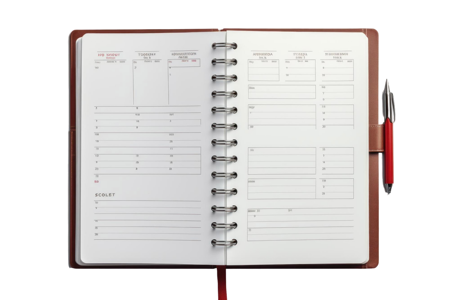 Agenda personnalisé