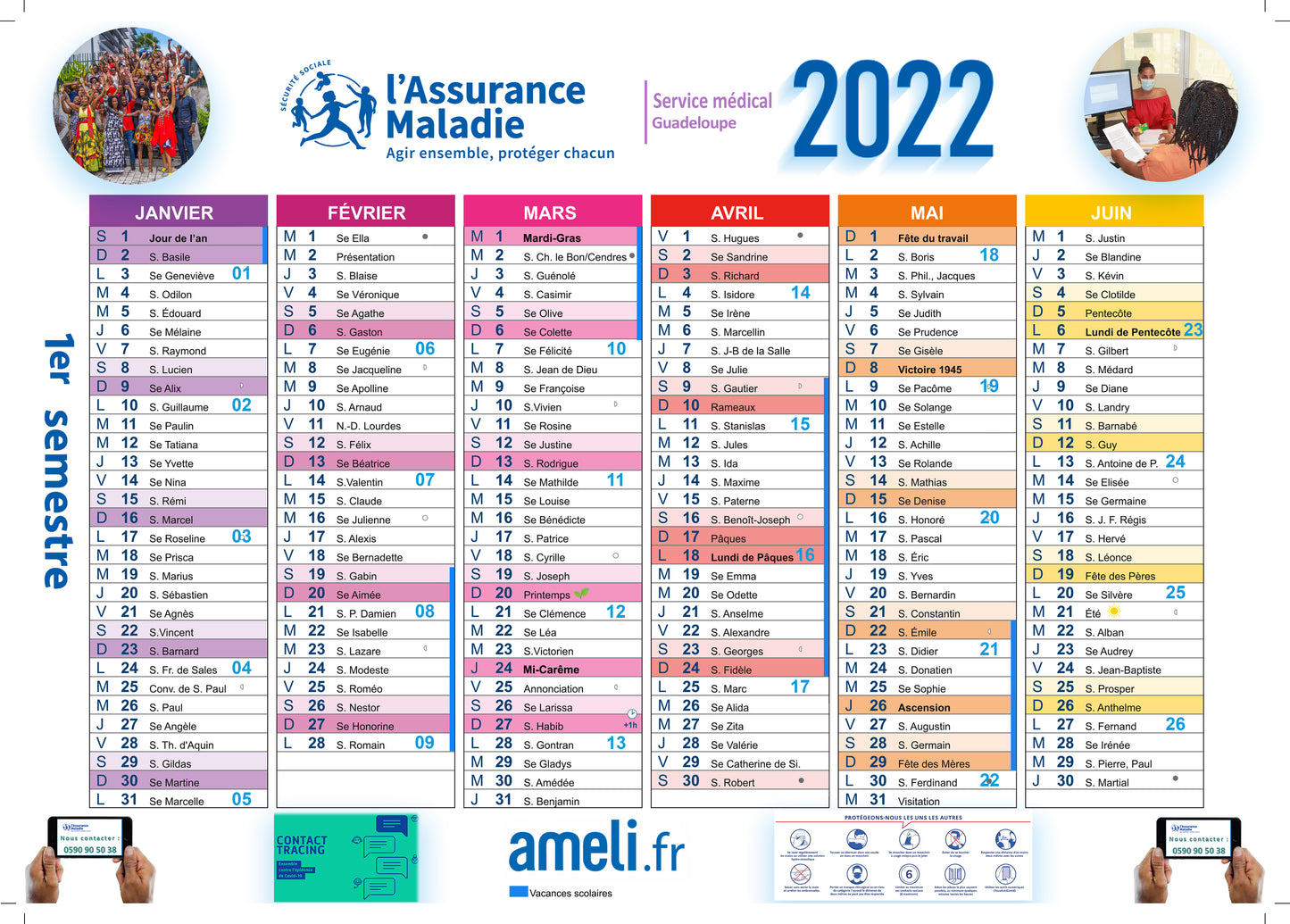 Calendrier personnalisé premium